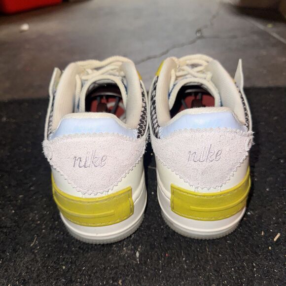 Nike Air Force 1 Shadow Patchwork Hydrogen Blue -Womens Sz 11 DM8076-100 - Picture 4 of 7